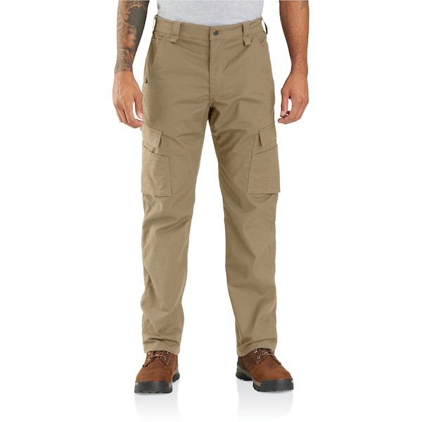 Carhartt Men's BN5296 M Force RlxdFit Rpstp Wrk W34 L32 Non Denim Relaxed Dark Khaki BN5296-M / 105296-DKHW34L32 - main